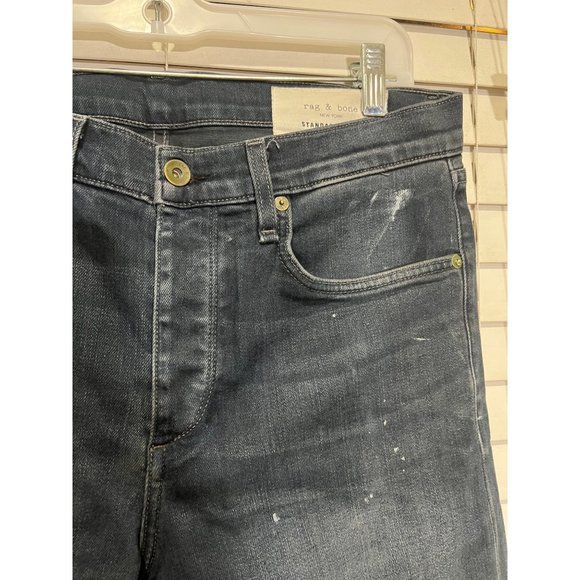 Rag & Bone  Fit 2 Paint Splatter Mens Jeans - Size 32x34 - Picture 3 of 5